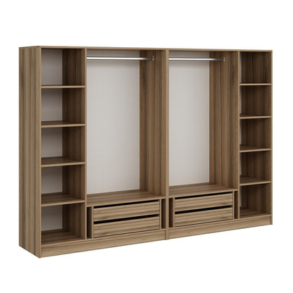 Ντουλάπα 270x190x52 εκ Dore 506MNR2513