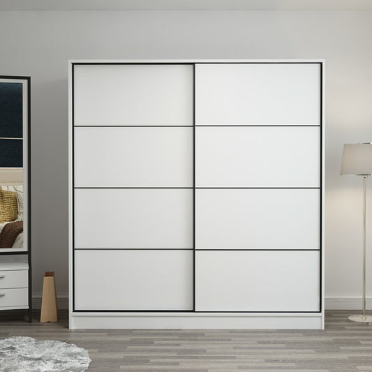 Ντουλάπα 180x210x52 εκ Λευκό 506MNR2516