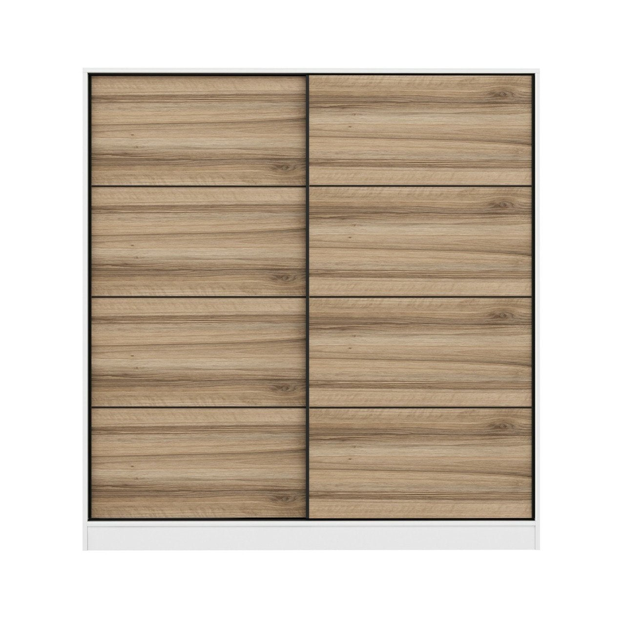 Ντουλάπα 180x190x52 εκ White Dore 506MNR2517
