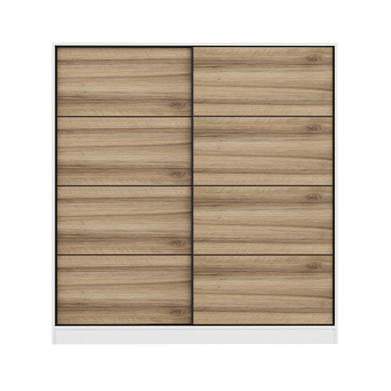 Ντουλάπα 180x210x52 εκ White Dore 506MNR2518