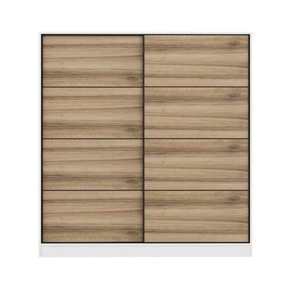 Ντουλάπα 180x210x52 εκ White Dore 506MNR2518