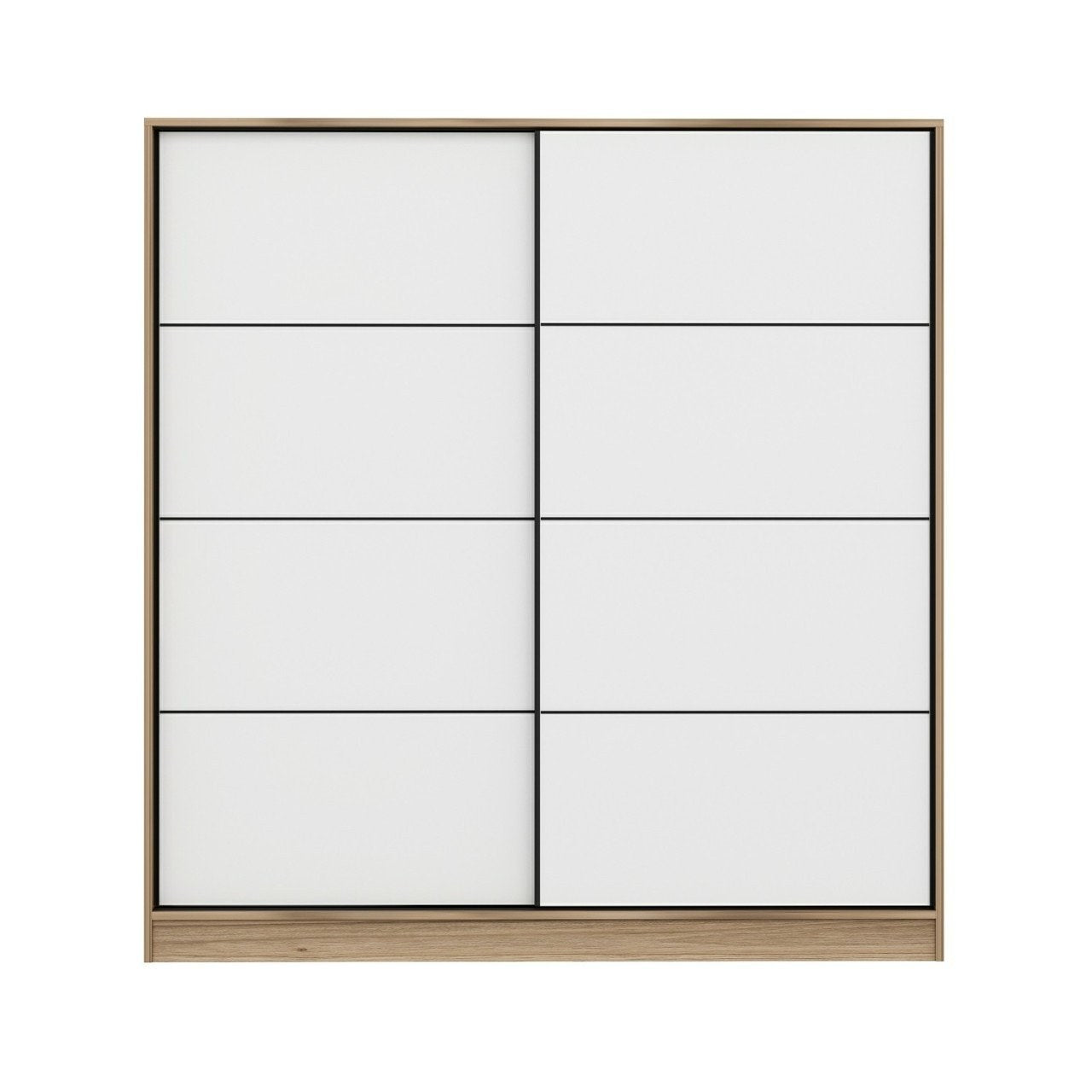 Ντουλάπα 180x190x52 εκ White Dore 506MNR2529