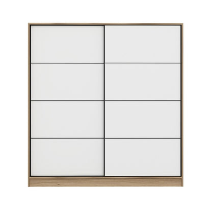 Ντουλάπα 180x190x52 εκ White Dore 506MNR2529