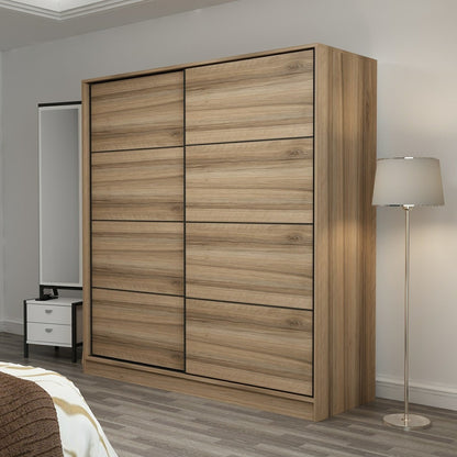 Ντουλάπα 180x190x52 εκ Dore 506MNR2531
