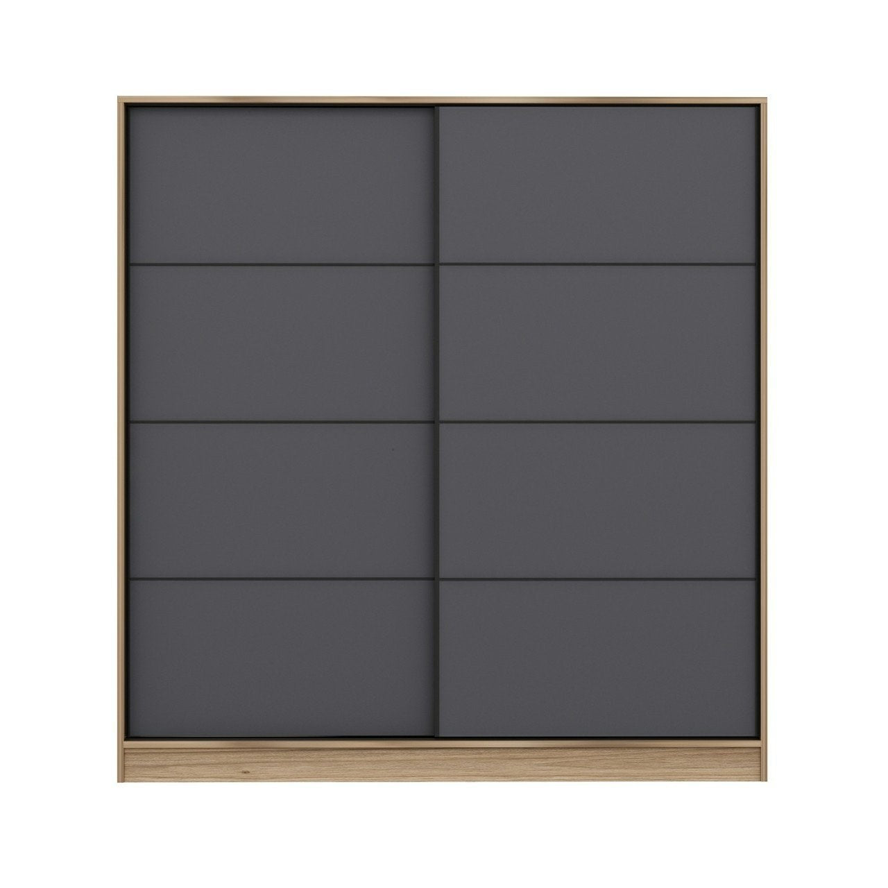 Ντουλάπα 180x210x52 εκ Dore Anthracite 506MNR2534