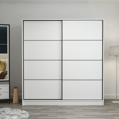 Ντουλάπα 220x210x52 εκ Λευκό 506MNR2543