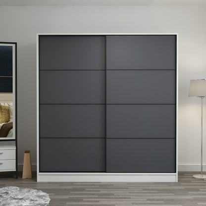 Ντουλάπα 220x210x52 εκ Λευκό 506MNR2545