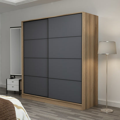 Ντουλάπα 220x210x60 εκ Dore 506MNR2553