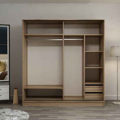 Ντουλάπα 220x210x60 εκ Dore 506MNR2553