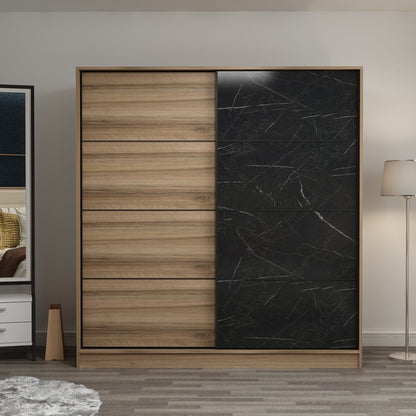 Ντουλάπα 220x210x60 εκ Dore 506MNR2555