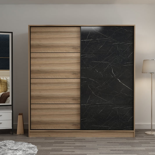 Ντουλάπα 220x210x60 εκ Dore 506MNR2555