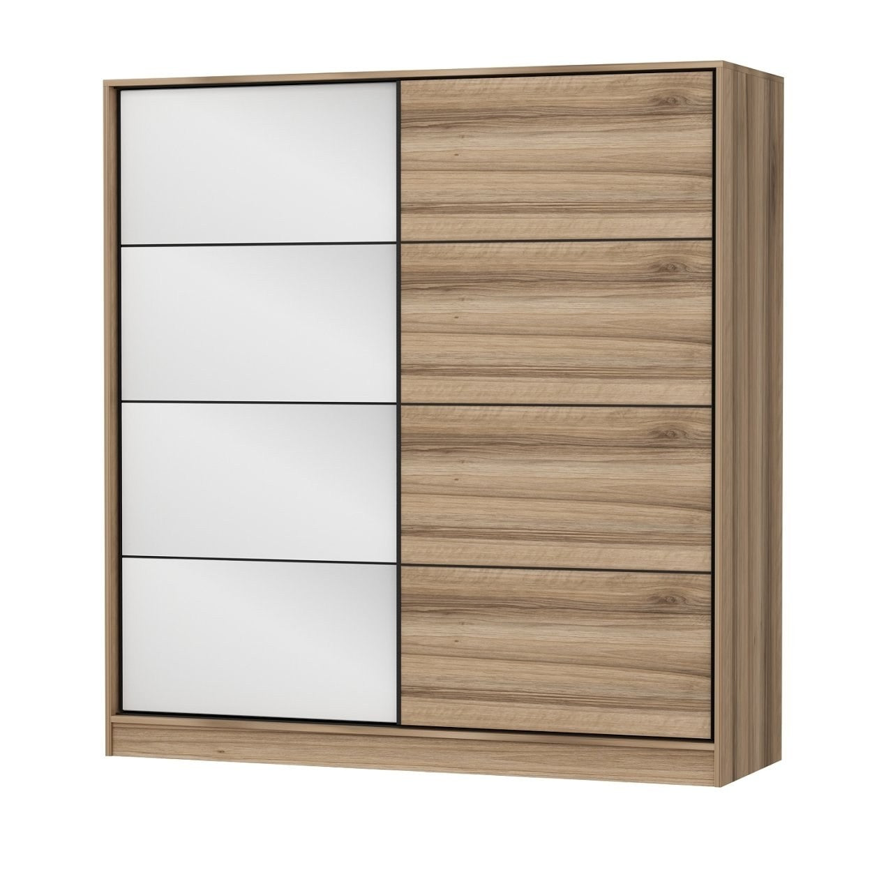 Ντουλάπα 220x210x60 εκ Dore 506MNR2557
