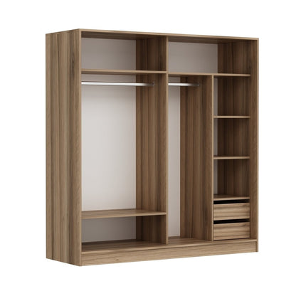 Ντουλάπα 220x210x60 εκ Dore 506MNR2557