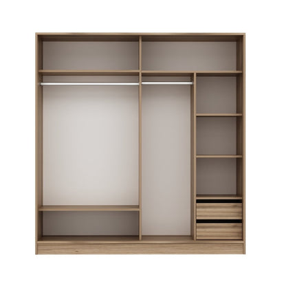 Ντουλάπα 220x210x60 εκ Dore 506MNR2557