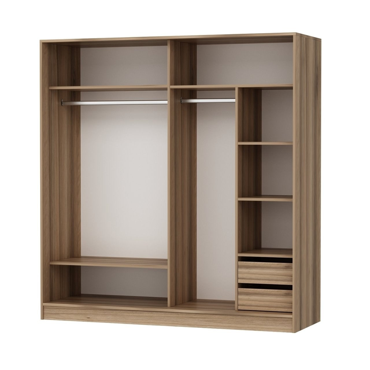 Ντουλάπα 220x210x60 εκ Dore 506MNR2557