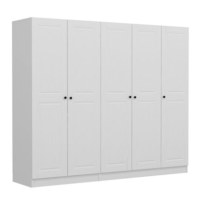 Ντουλάπα 225x190x52 εκ Λευκό 506MNR2573