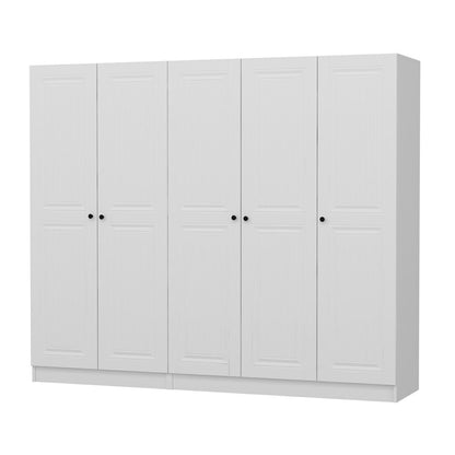 Ντουλάπα 225x190x52 εκ Λευκό 506MNR2573