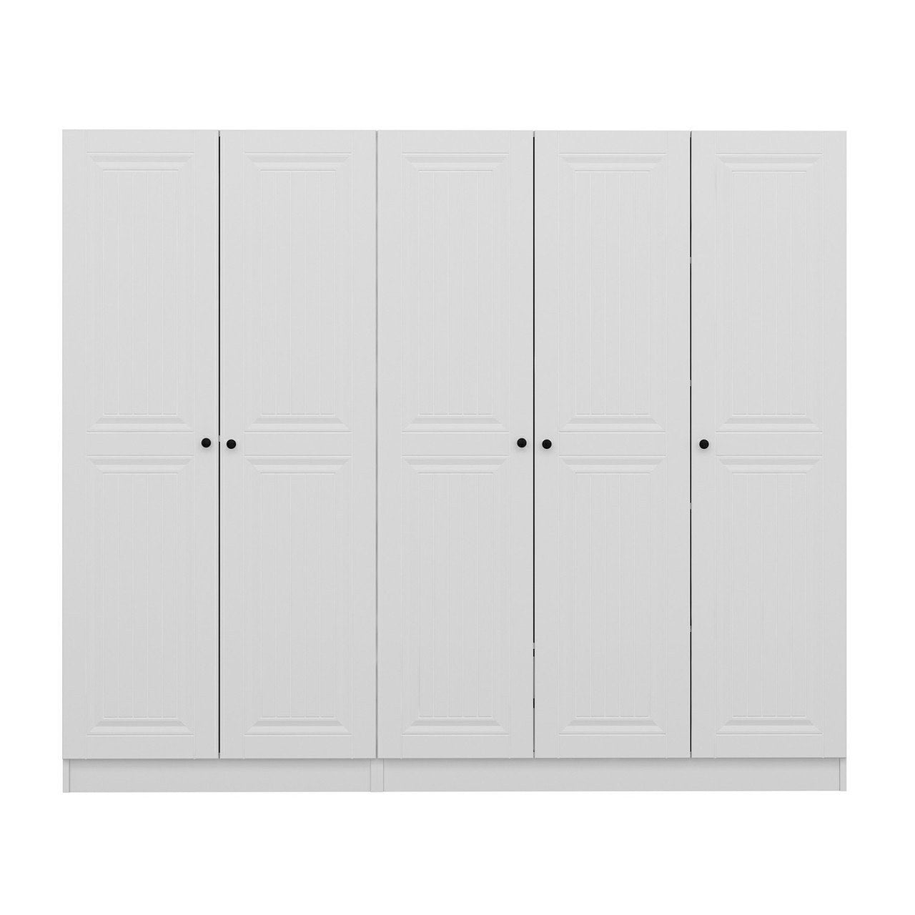 Ντουλάπα 225x210x52 εκ Λευκό 506MNR2574