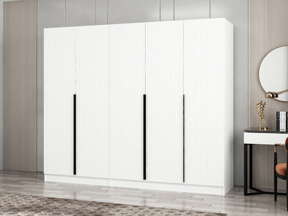 Ντουλάπα 225x210x52 εκ Λευκό 506MNR2604