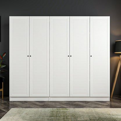 Ντουλάπα 225x210x52 εκ Λευκό 506MNR2610
