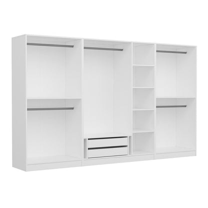 Ντουλάπα 315x210x52 εκ Λευκό 506MNR2614