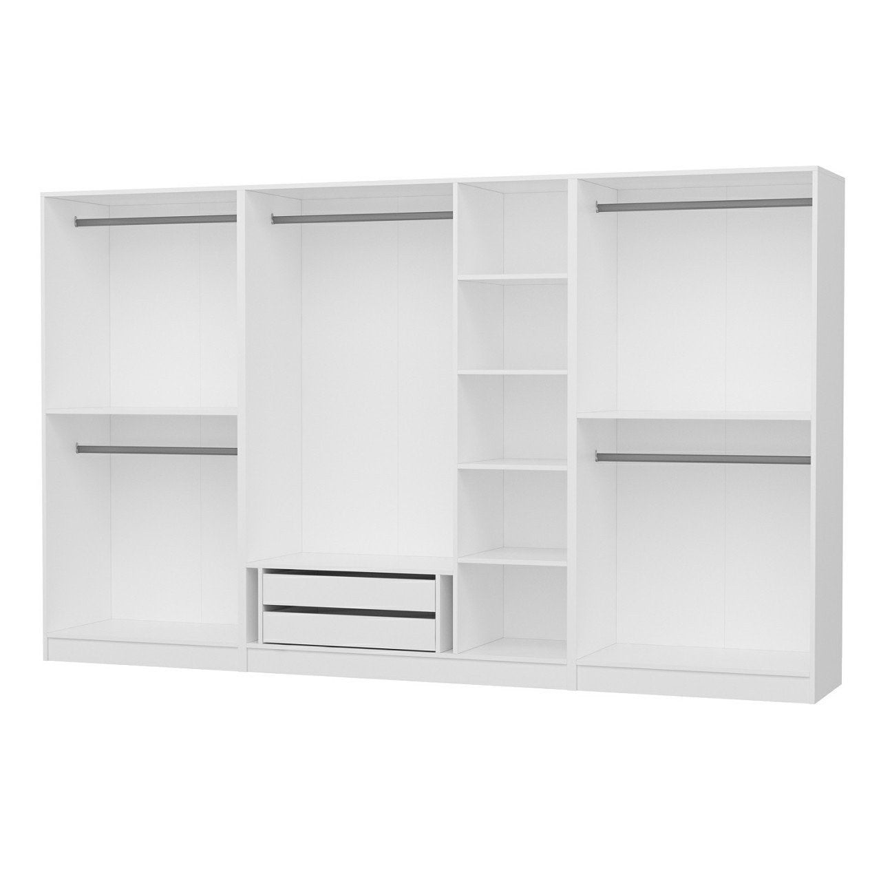 Ντουλάπα 315x210x52 εκ Λευκό 506MNR2614