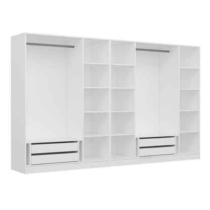 Ντουλάπα 315x210x52 εκ Λευκό 506MNR2618