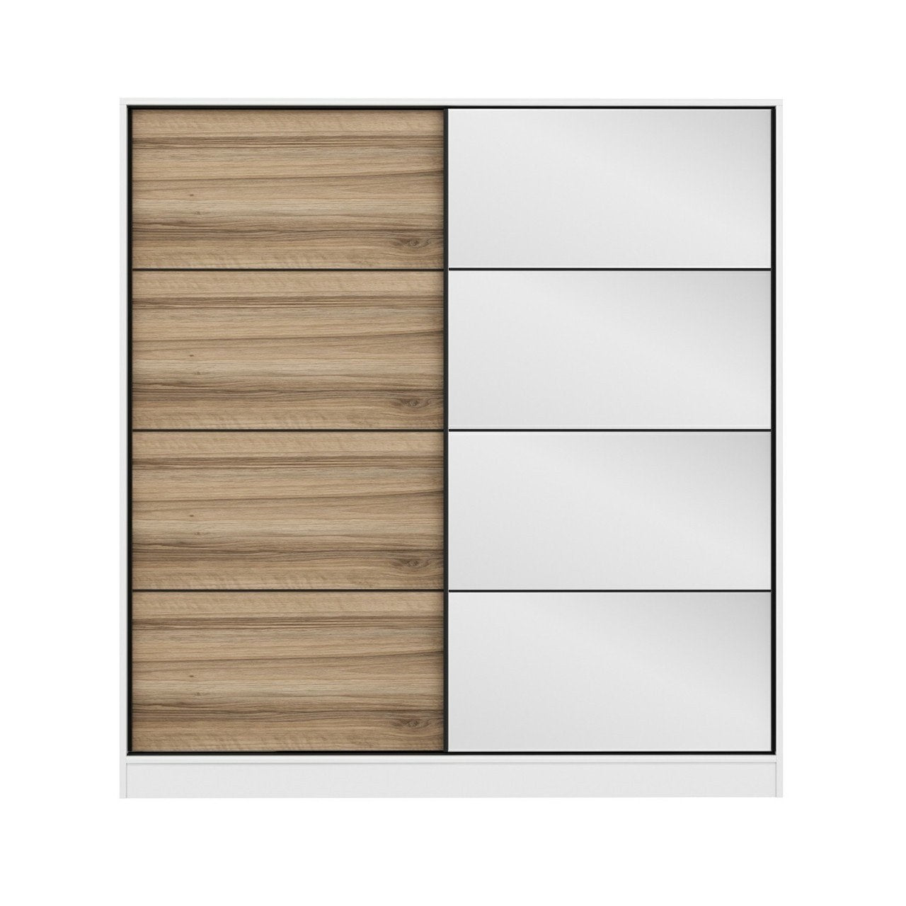 Ντουλάπα 180x190x52 εκ White Dore 506MNR2625