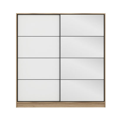 Ντουλάπα 180x210x52 εκ Dore White 506MNR2632