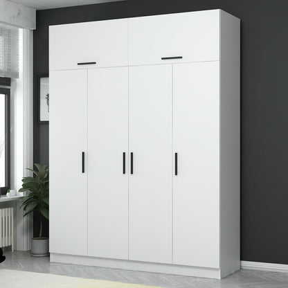 Ντουλάπα 180x255x52 εκ Λευκό 506MNR2650