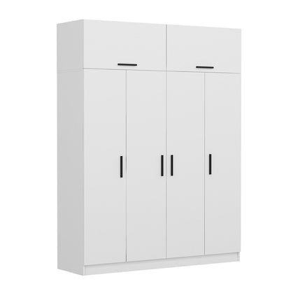 Ντουλάπα 180x255x52 εκ Λευκό 506MNR2650