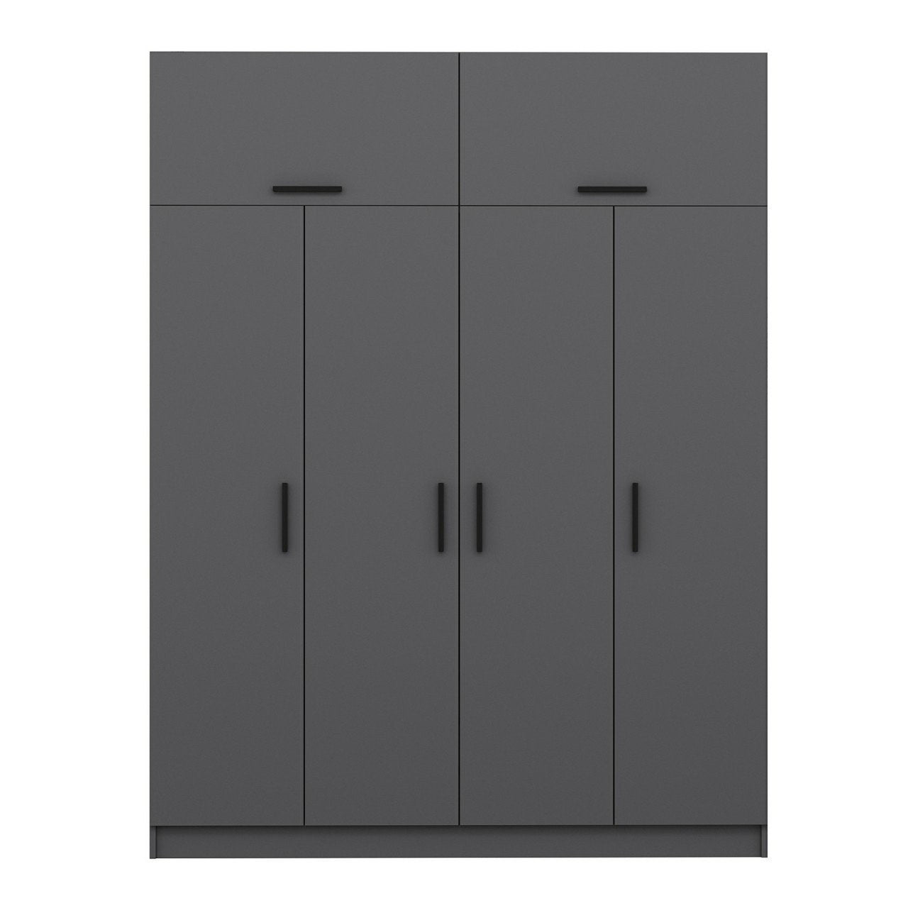 Ντουλάπα 180x235x52 εκ Ανθρακί 506MNR2661