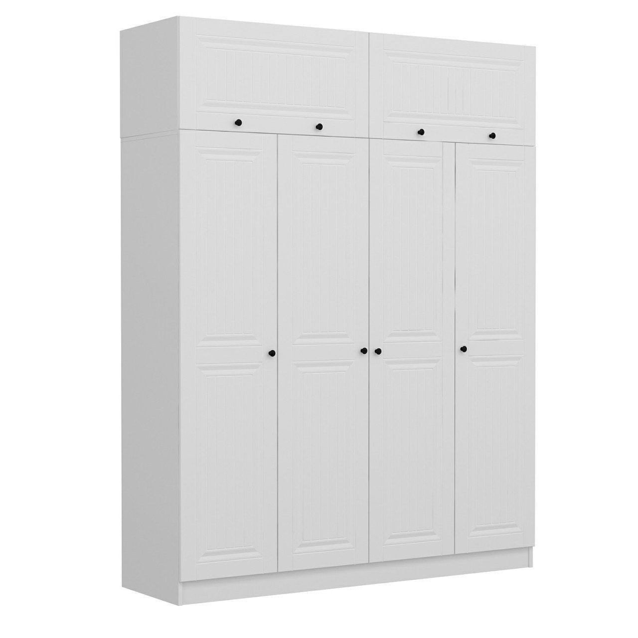 Ντουλάπα 180x235x52 εκ Λευκό 506MNR2673