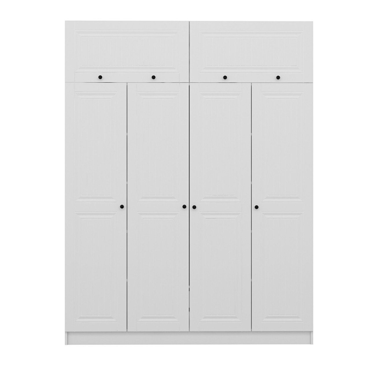 Ντουλάπα 180x235x52 εκ Λευκό 506MNR2673