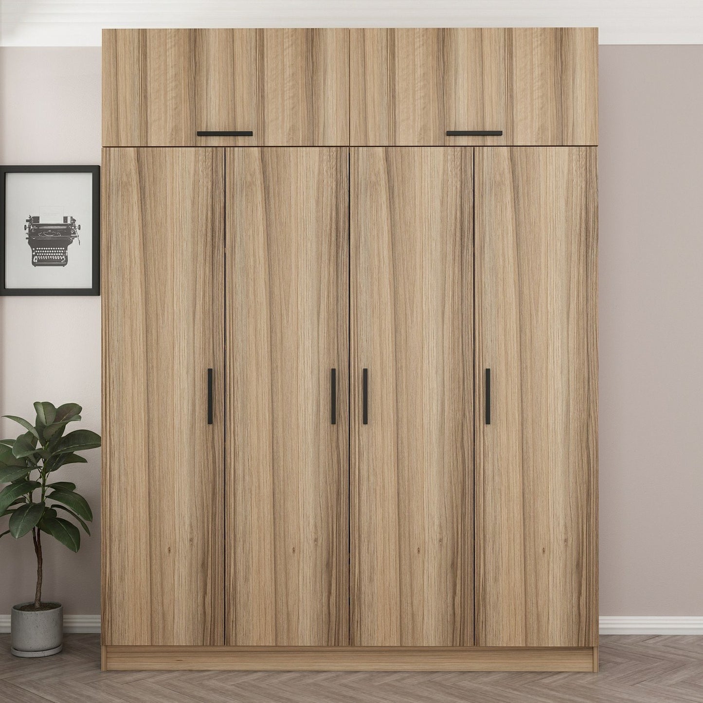 Ντουλάπα 180x235x52 εκ Dore 506MNR2675