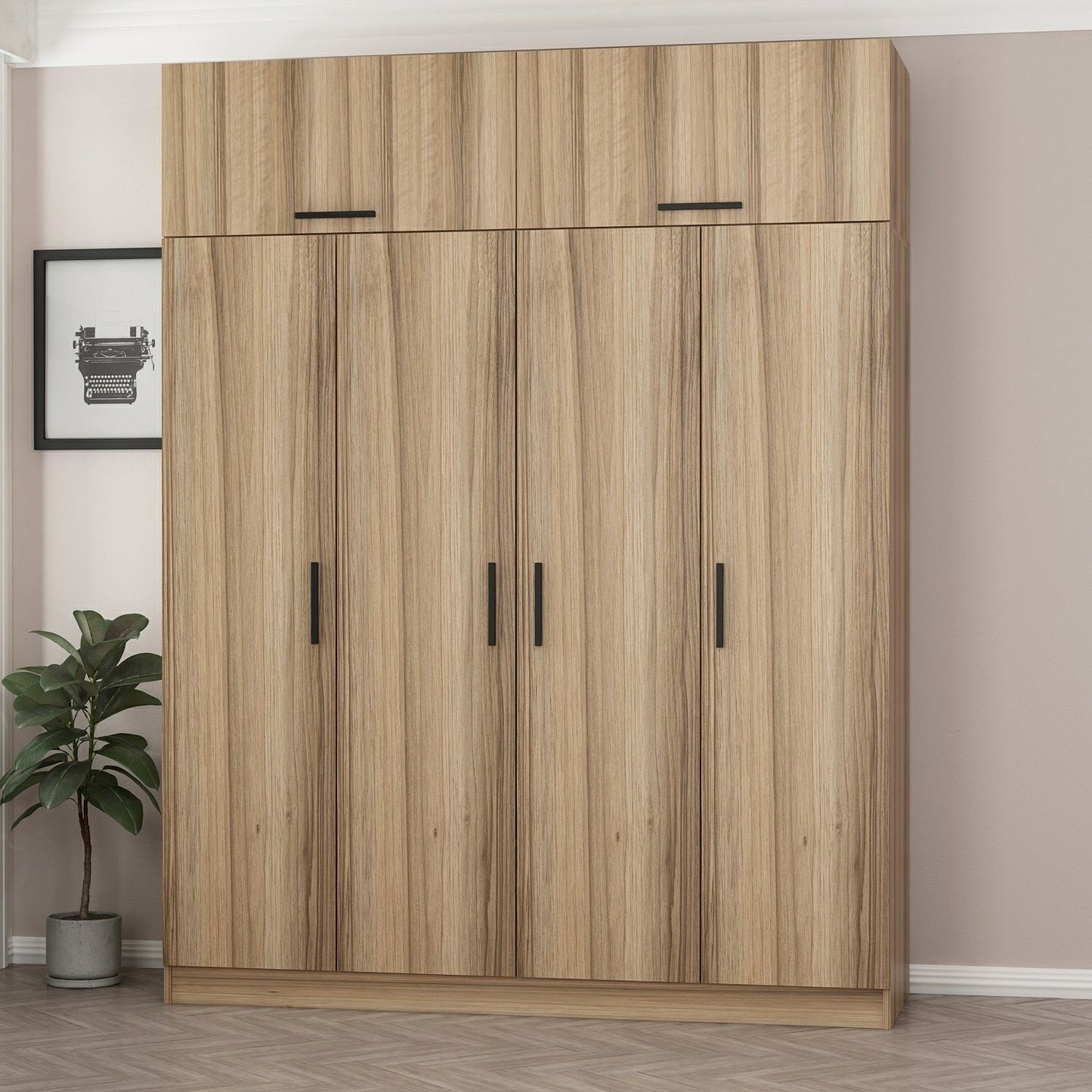 Ντουλάπα 180x255x52 εκ Dore 506MNR2676
