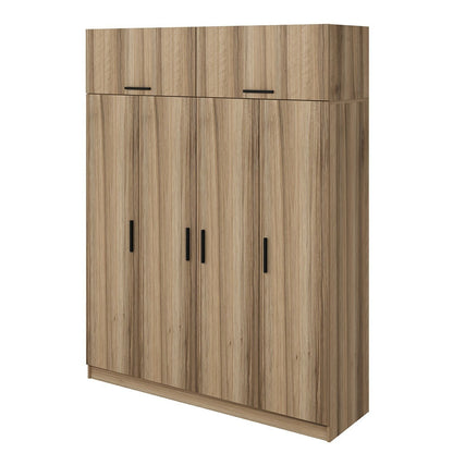 Ντουλάπα 180x255x52 εκ Dore 506MNR2676