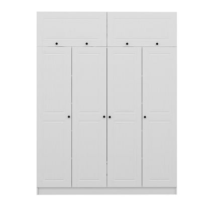 Ντουλάπα 180x190x52 εκ Λευκό 506MNR2679