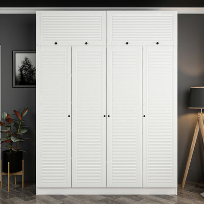 Ντουλάπα 180x210x52 εκ Λευκό 506MNR2680