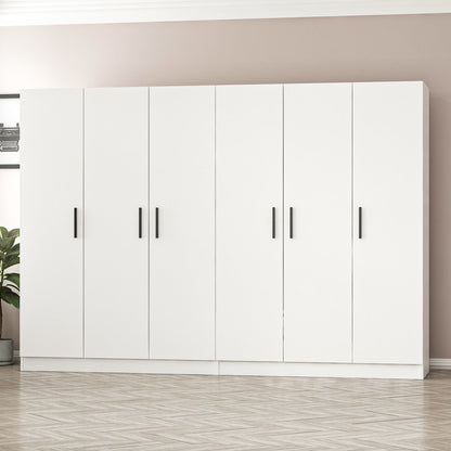 Ντουλάπα 270x190x52 εκ Λευκό 506MNR2696
