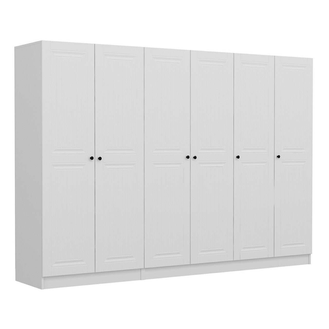 Ντουλάπα 270x210x52 εκ Λευκό 506MNR2708