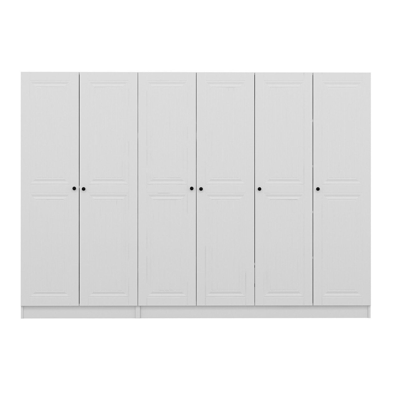 Ντουλάπα 270x210x52 εκ Λευκό 506MNR2708