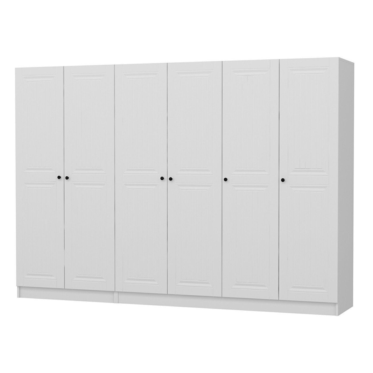 Ντουλάπα 270x210x52 εκ Λευκό 506MNR2708