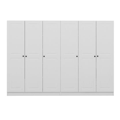 Ντουλάπα 270x190x52 εκ Λευκό 506MNR2709