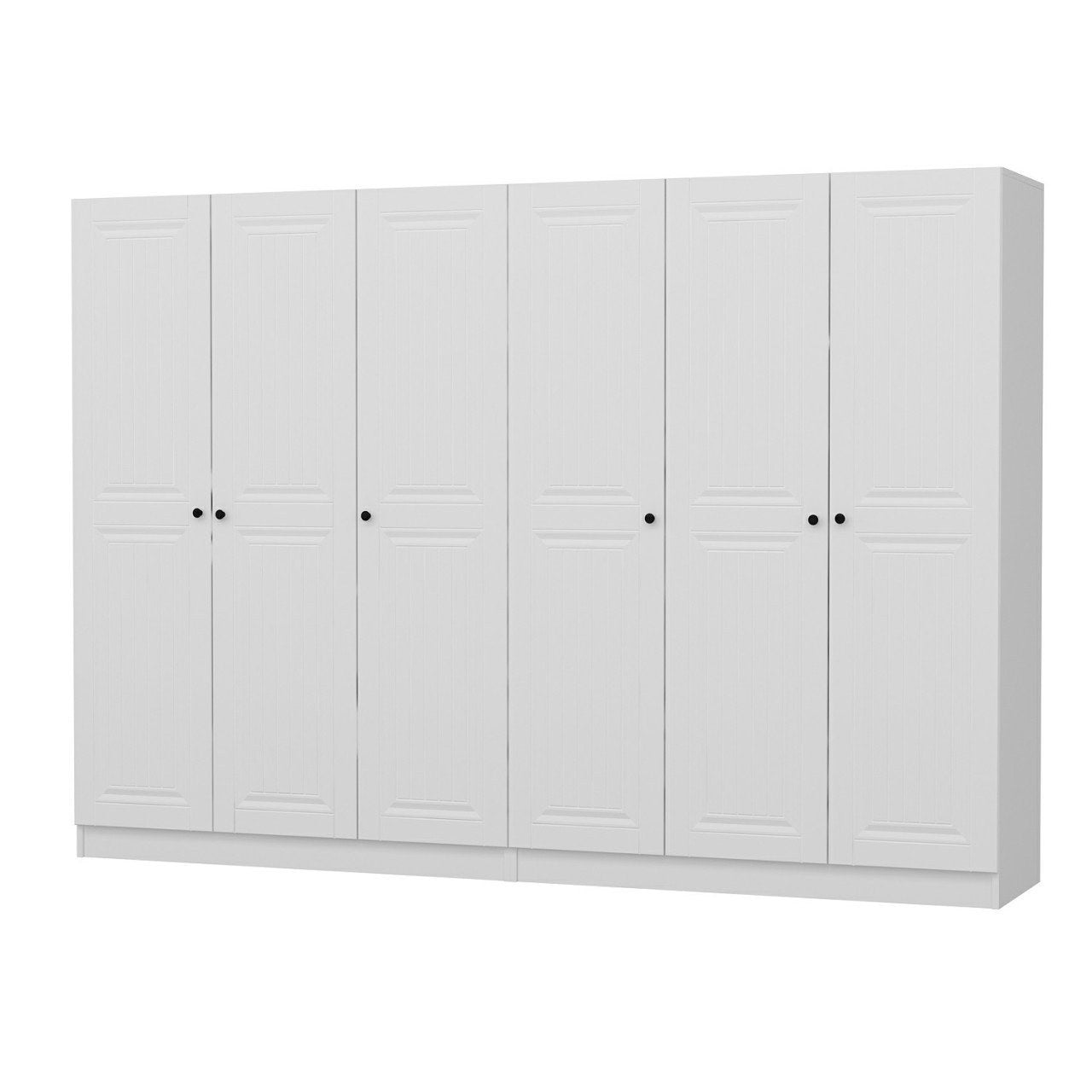 Ντουλάπα 270x210x52 εκ Λευκό 506MNR2710
