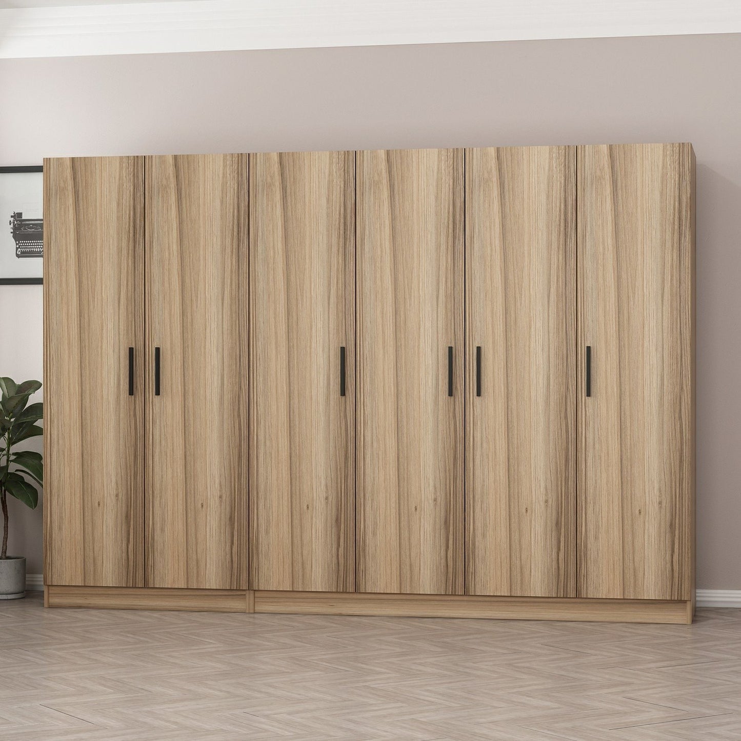 Ντουλάπα 270x190x52 εκ Dore 506MNR2746