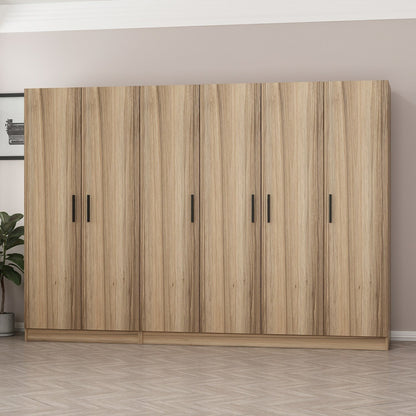 Ντουλάπα 270x190x52 εκ Dore 506MNR2746