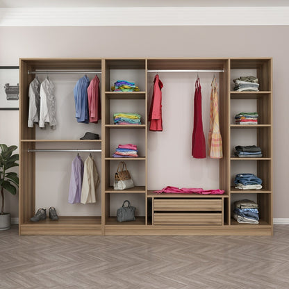 Ντουλάπα 270x190x52 εκ Dore 506MNR2746