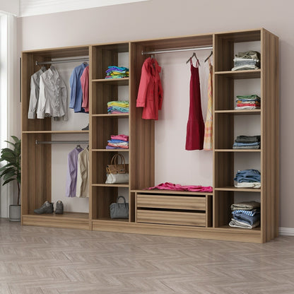 Ντουλάπα 270x190x52 εκ Dore 506MNR2746