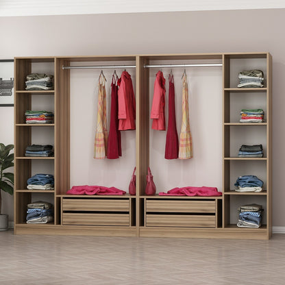 Ντουλάπα 270x190x52 εκ Dore 506MNR2750